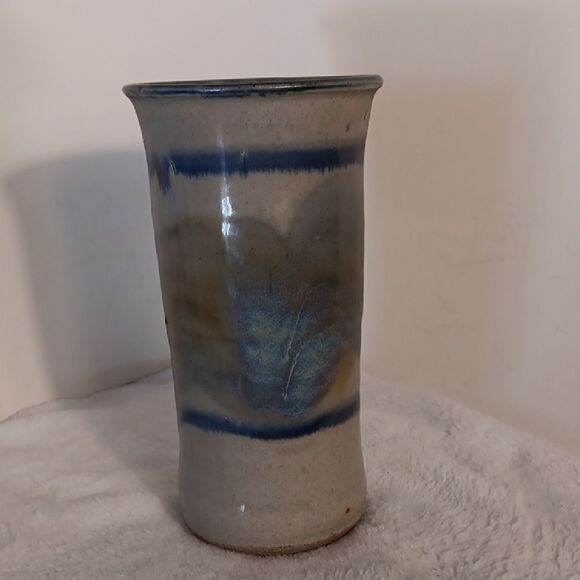 Art Pottery Mug Stein 7" Tall - Picture 1 of 6